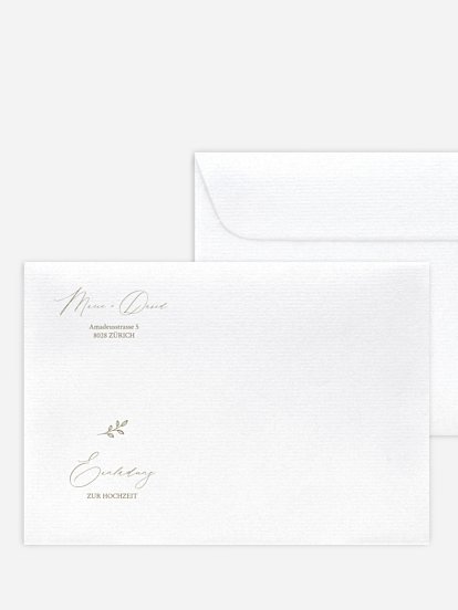 Briefumschlag mit Motiv Golden Branch