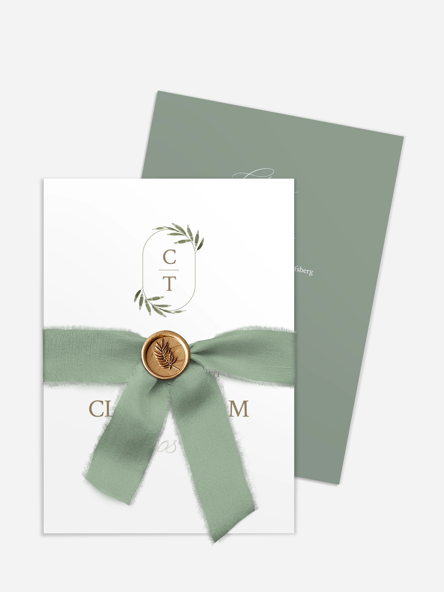 Hochzeitseinladung Olivengarten