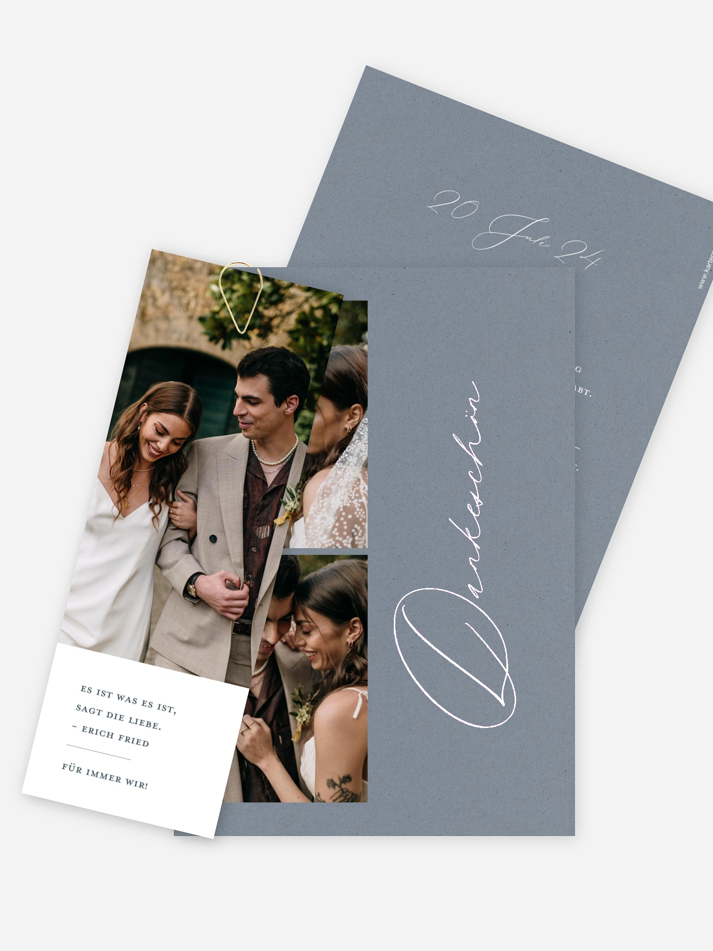 Dankeskarte Hochzeit Wedding Day