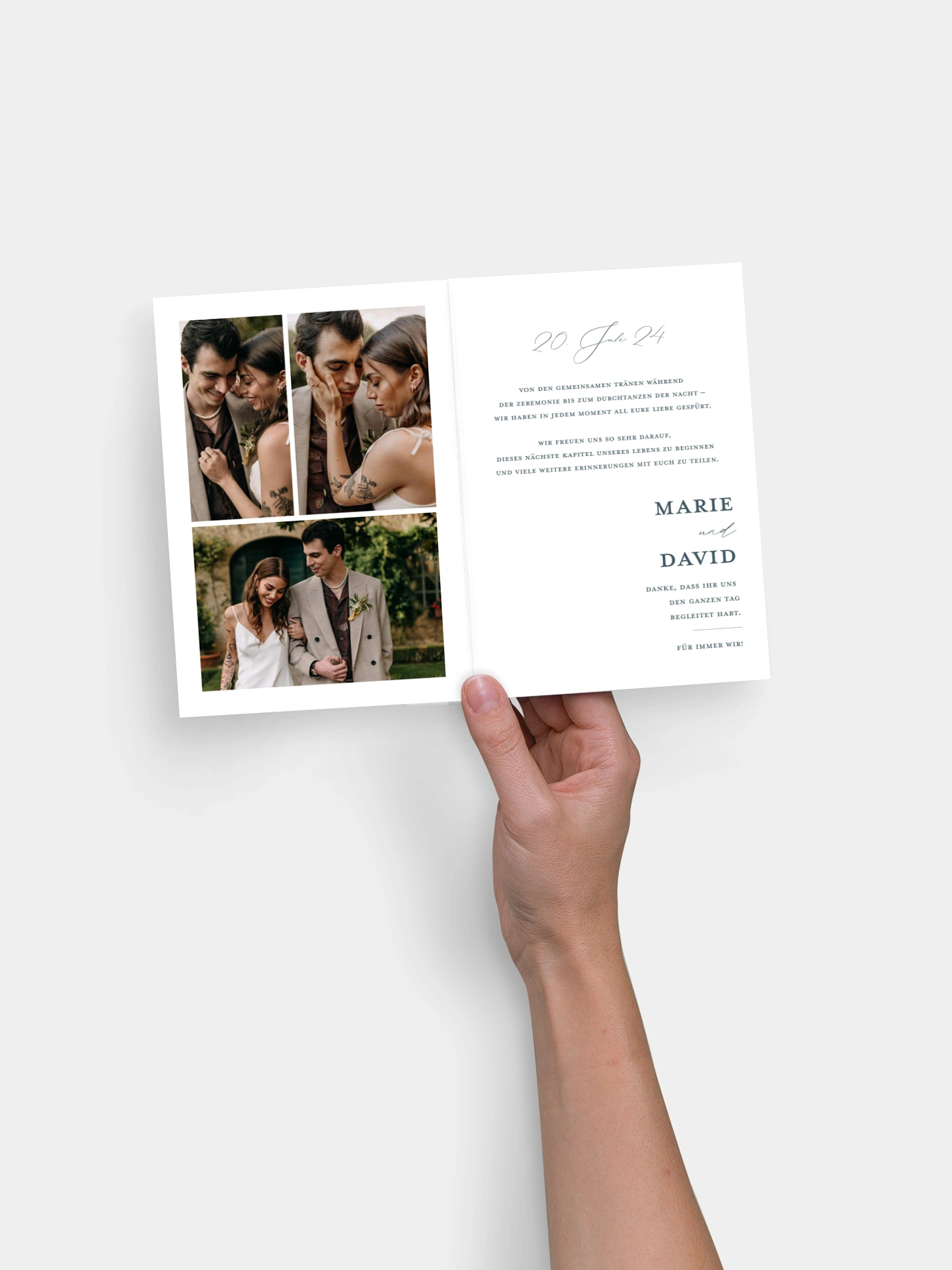 Dankeskarte Hochzeit Wedding Day