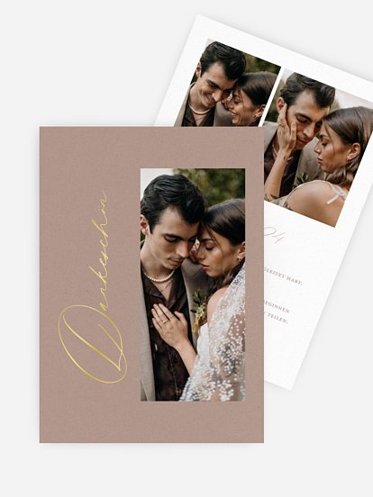 Dankeskarte Hochzeit Wedding Day