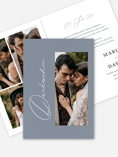 Dankeskarte Hochzeit Wedding Day