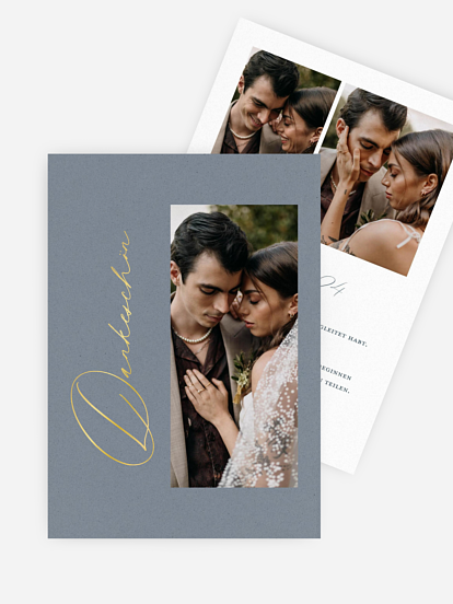 Dankeskarte Hochzeit Wedding Day