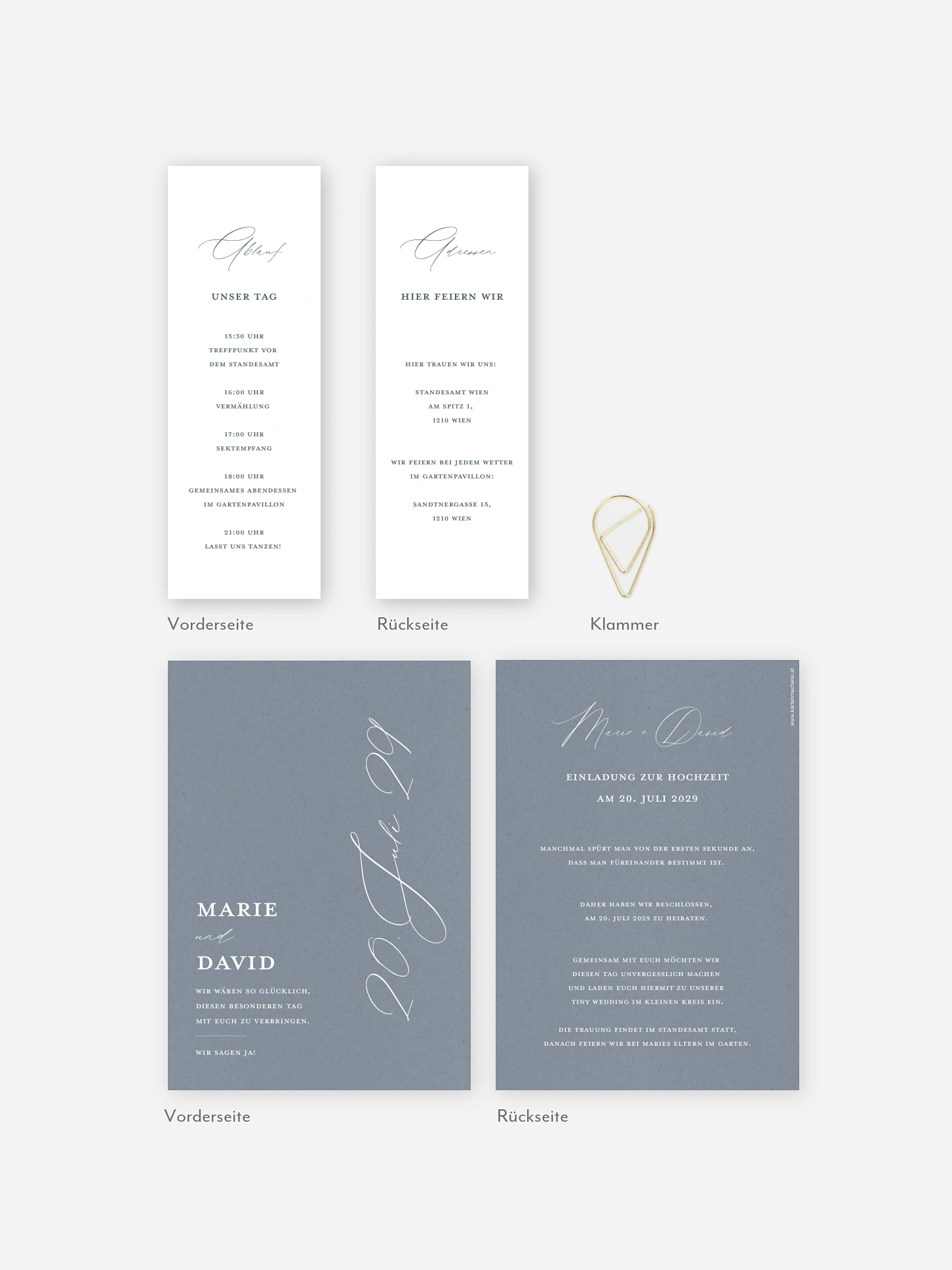 Hochzeitseinladung Wedding Day