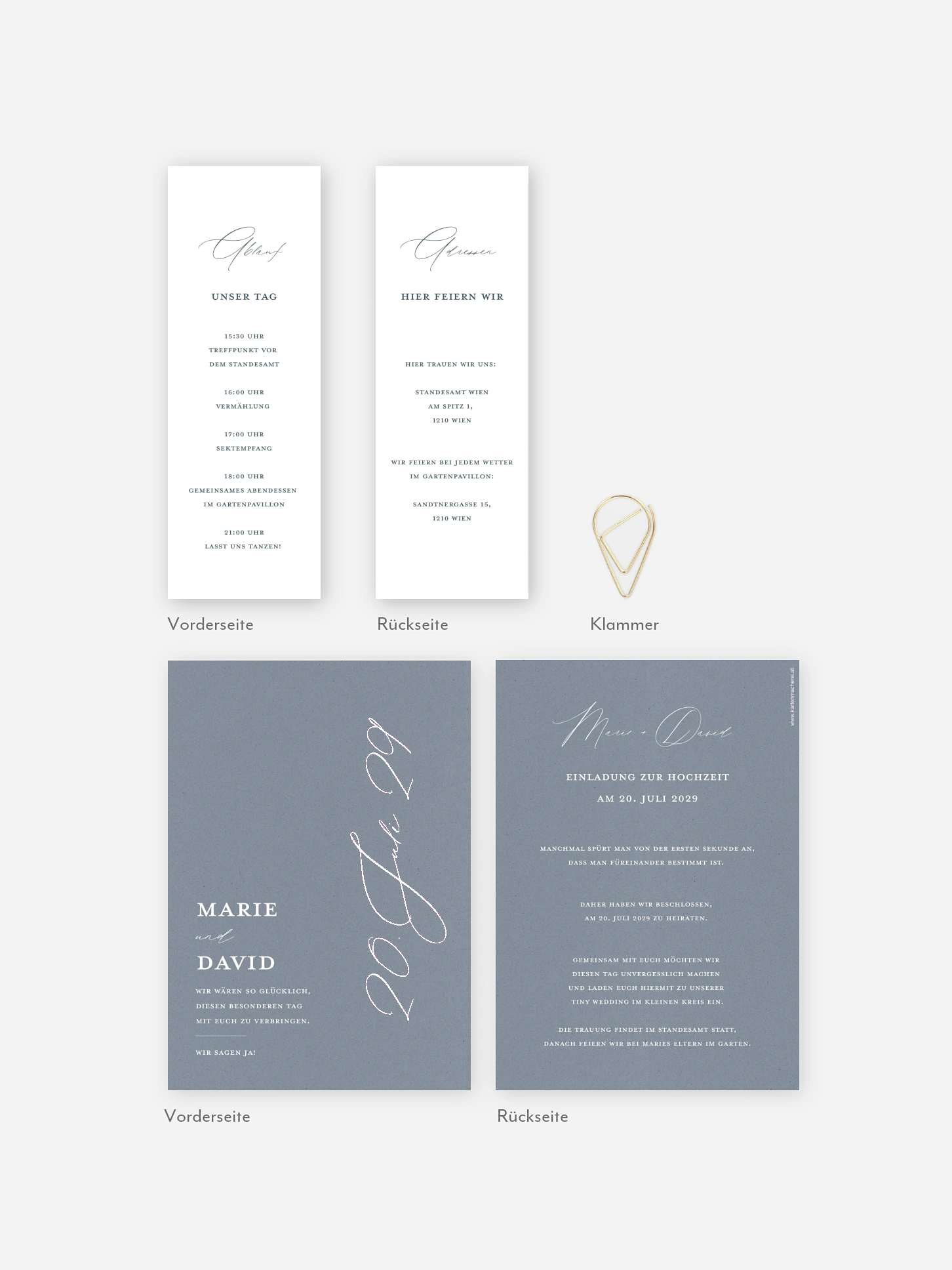 Hochzeitseinladung Wedding Day