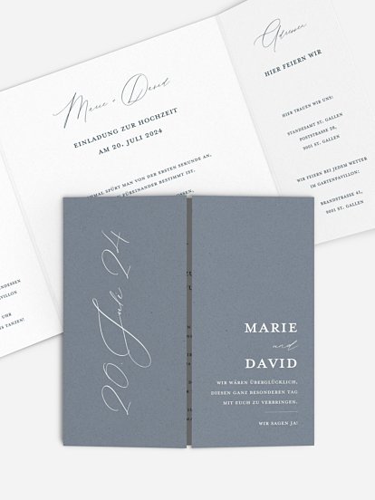 Hochzeitseinladung Wedding Day