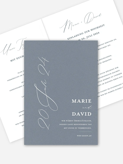 Hochzeitseinladung Wedding Day