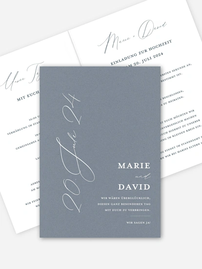 Hochzeitseinladung Wedding Day