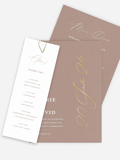 Hochzeitseinladung Wedding Day