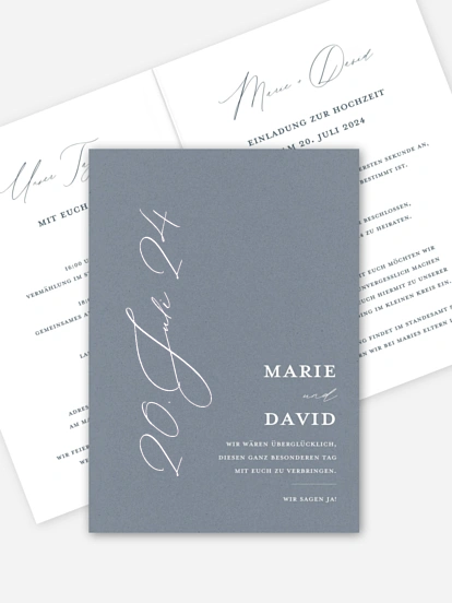 Hochzeitseinladung Wedding Day