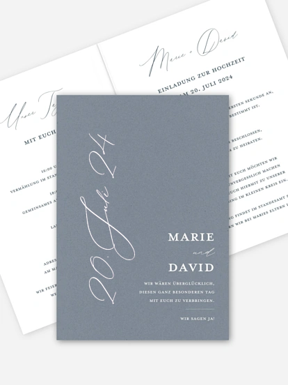 Hochzeitseinladung Wedding Day