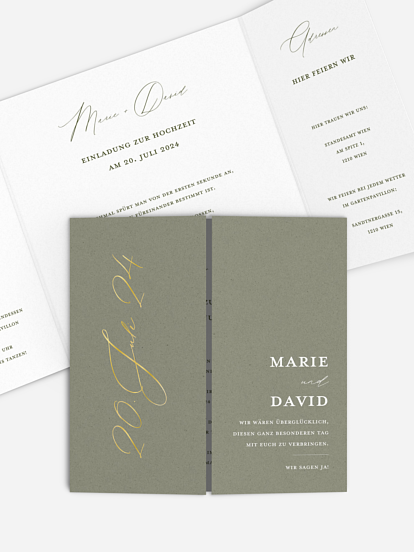 Hochzeitseinladung Wedding Day