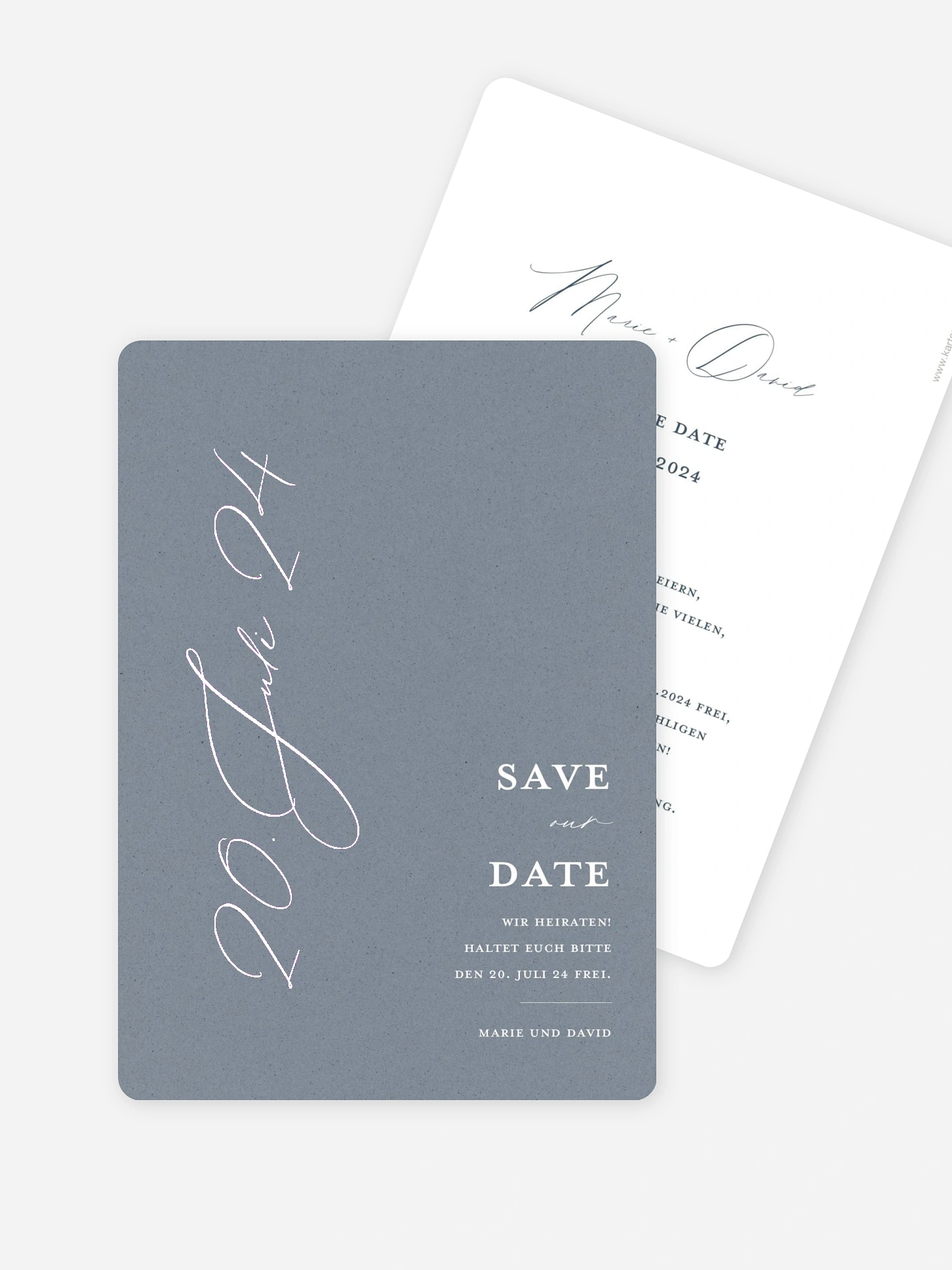 Save-the-Date Karte Wedding Day