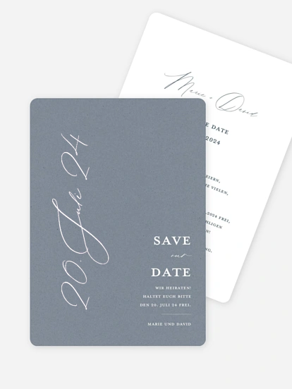 Save-the-Date Karte Wedding Day