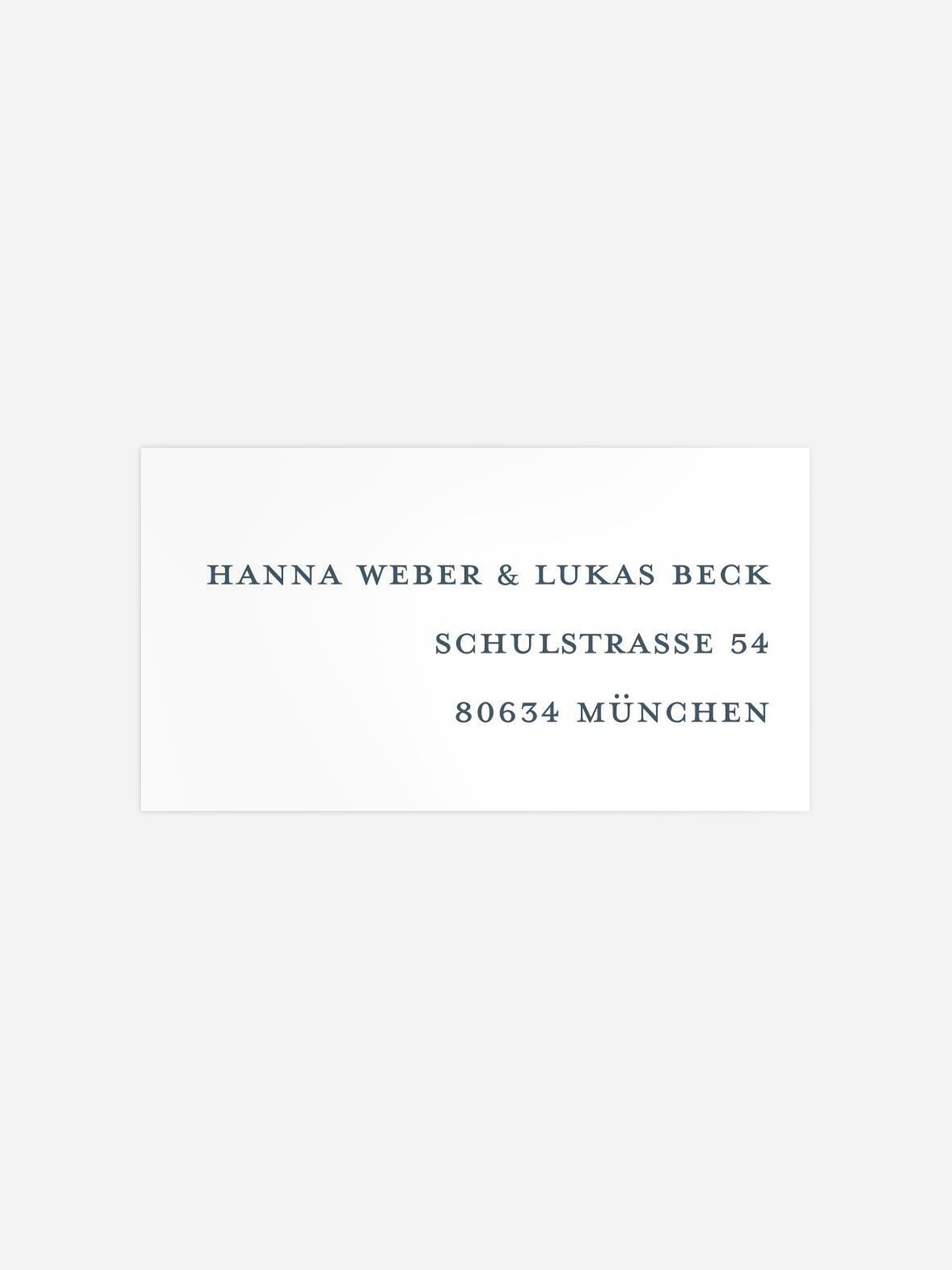 Empfängeraufkleber Hochzeit Wedding Day