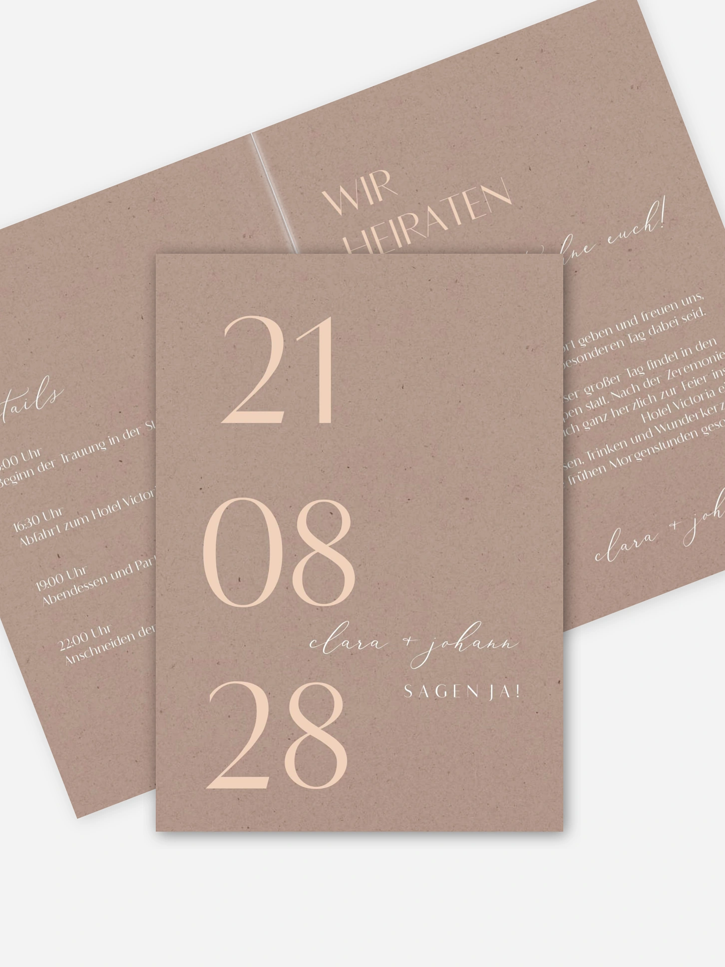 Hochzeitseinladung Elegant Classic