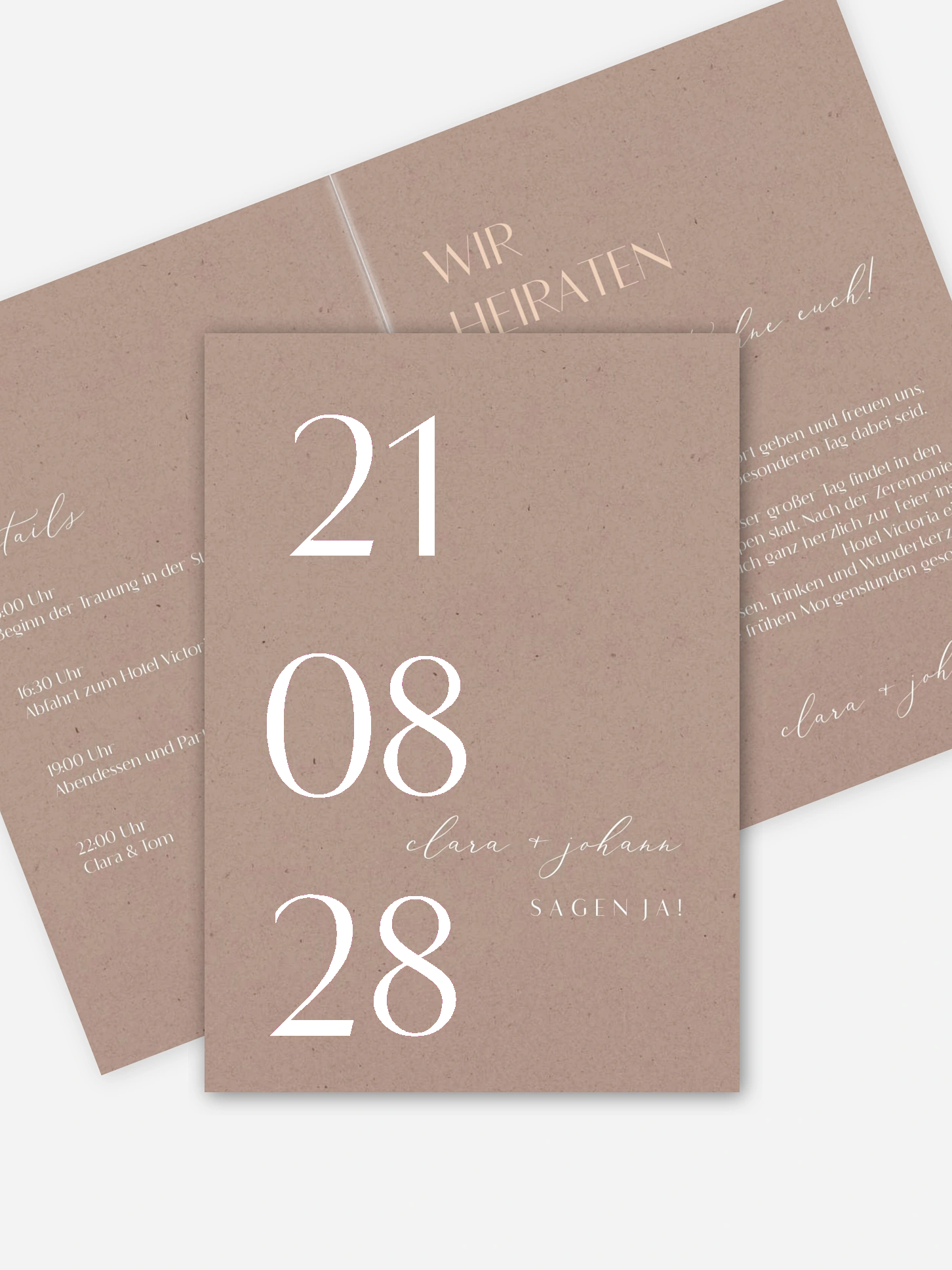 Hochzeitseinladung Elegant Classic