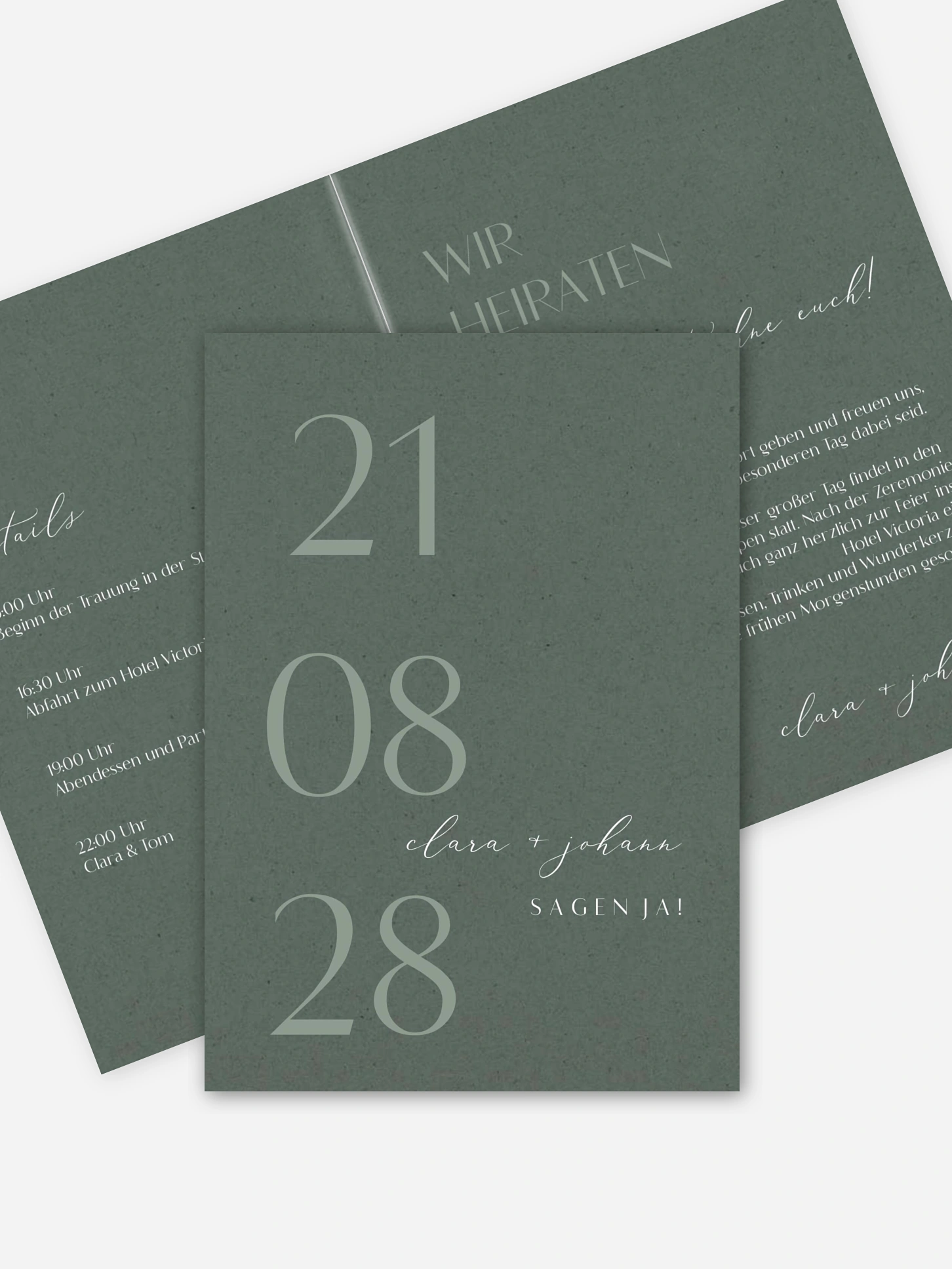 Hochzeitseinladung Elegant Classic