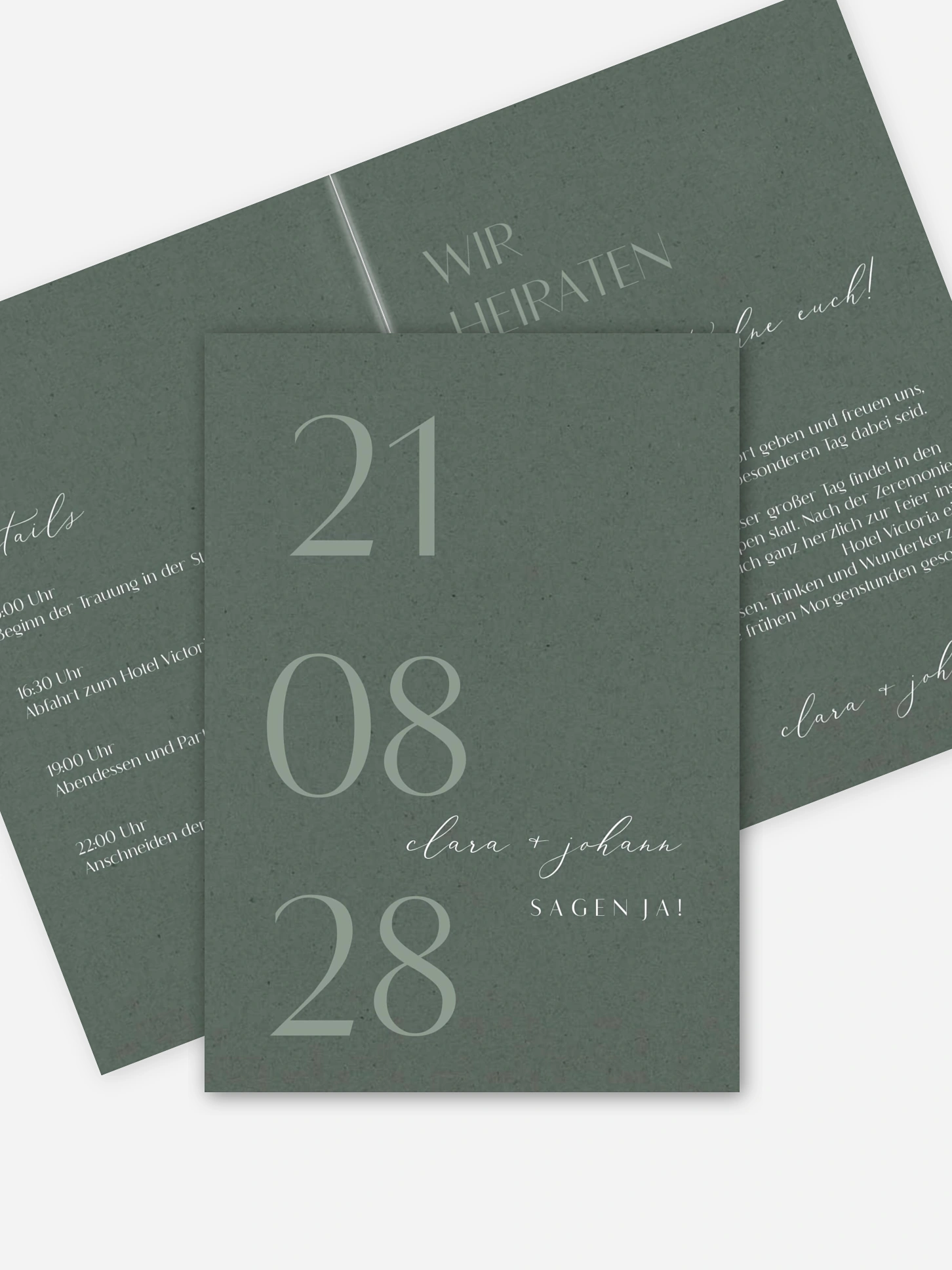 Hochzeitseinladung Elegant Classic