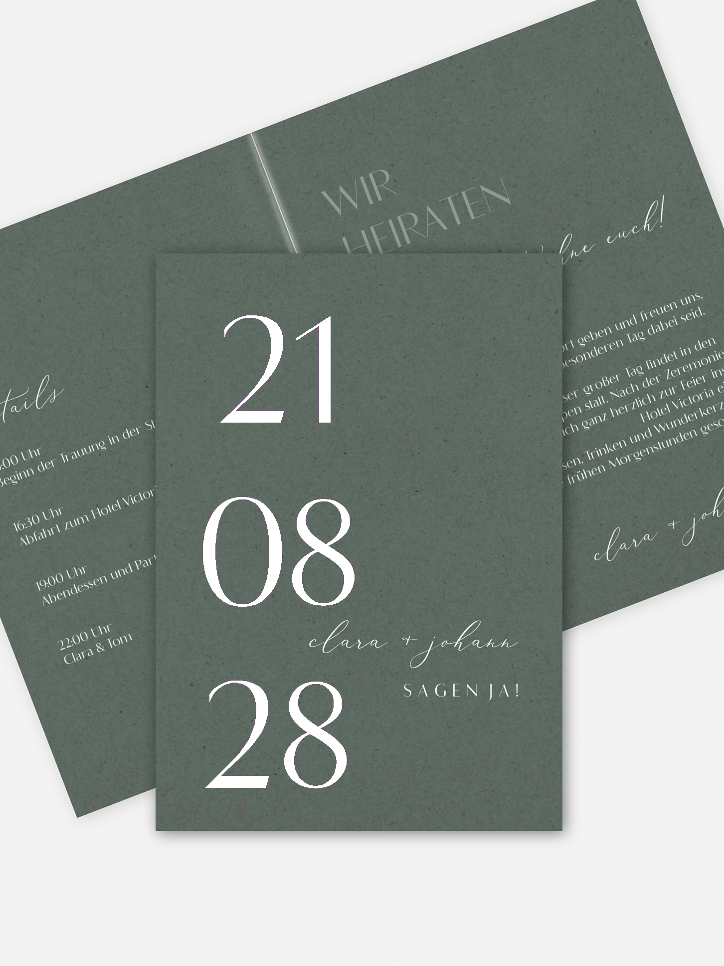 Hochzeitseinladung Elegant Classic