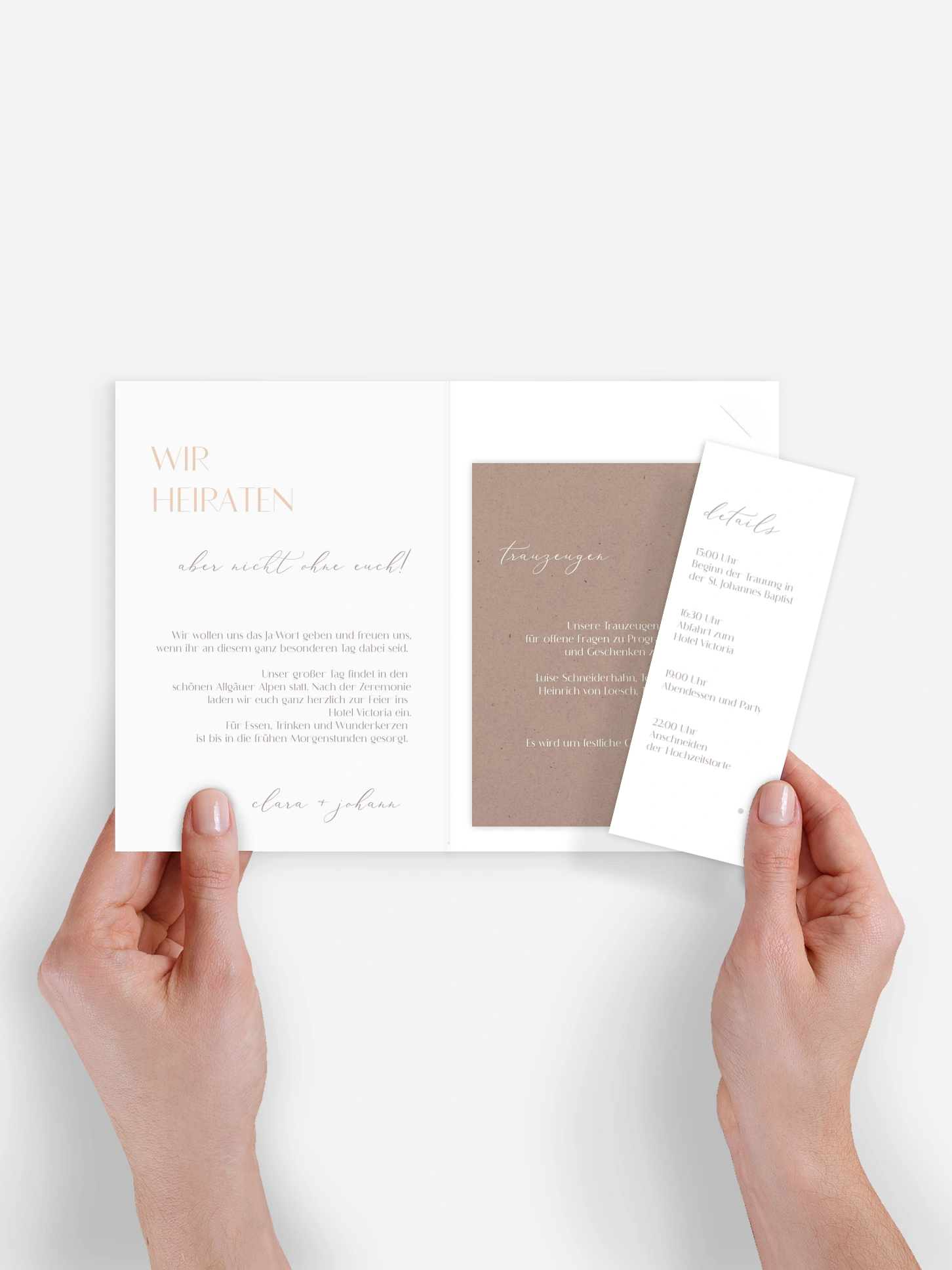 Hochzeitseinladung Elegant Classic