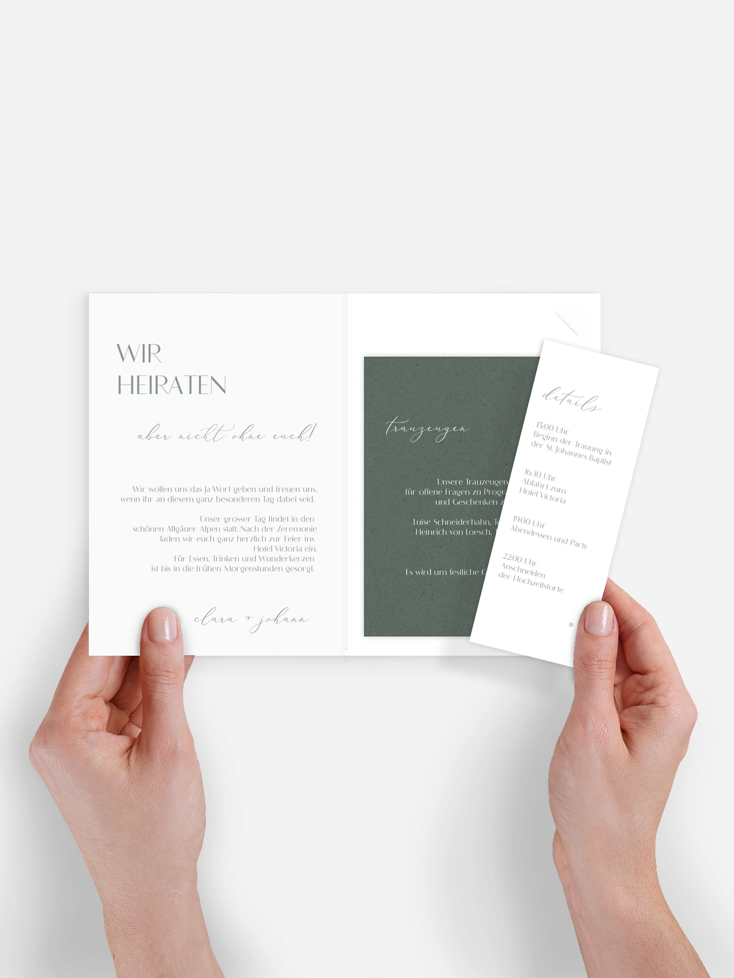 Hochzeitseinladung Elegant Classic
