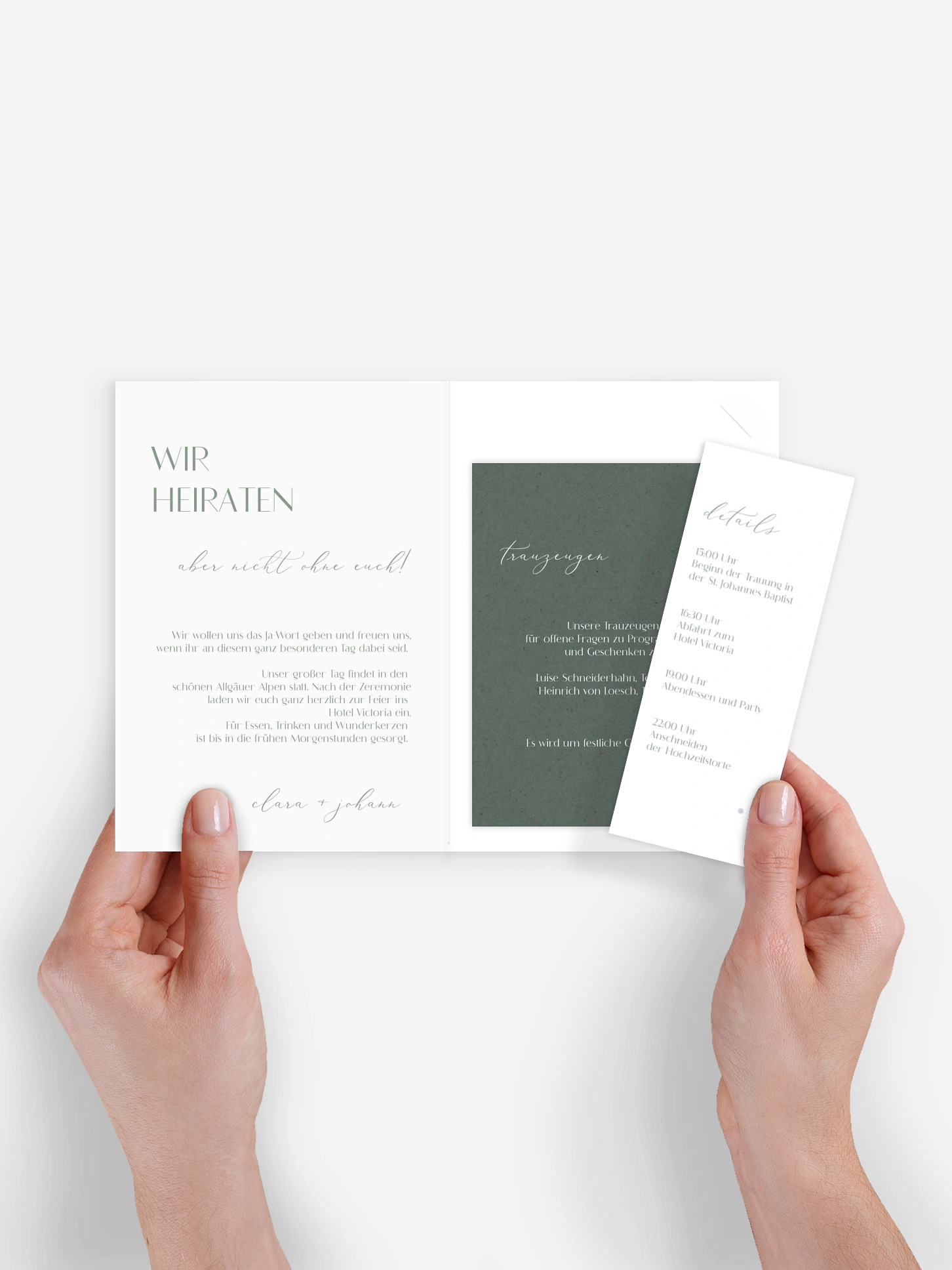 Hochzeitseinladung Elegant Classic