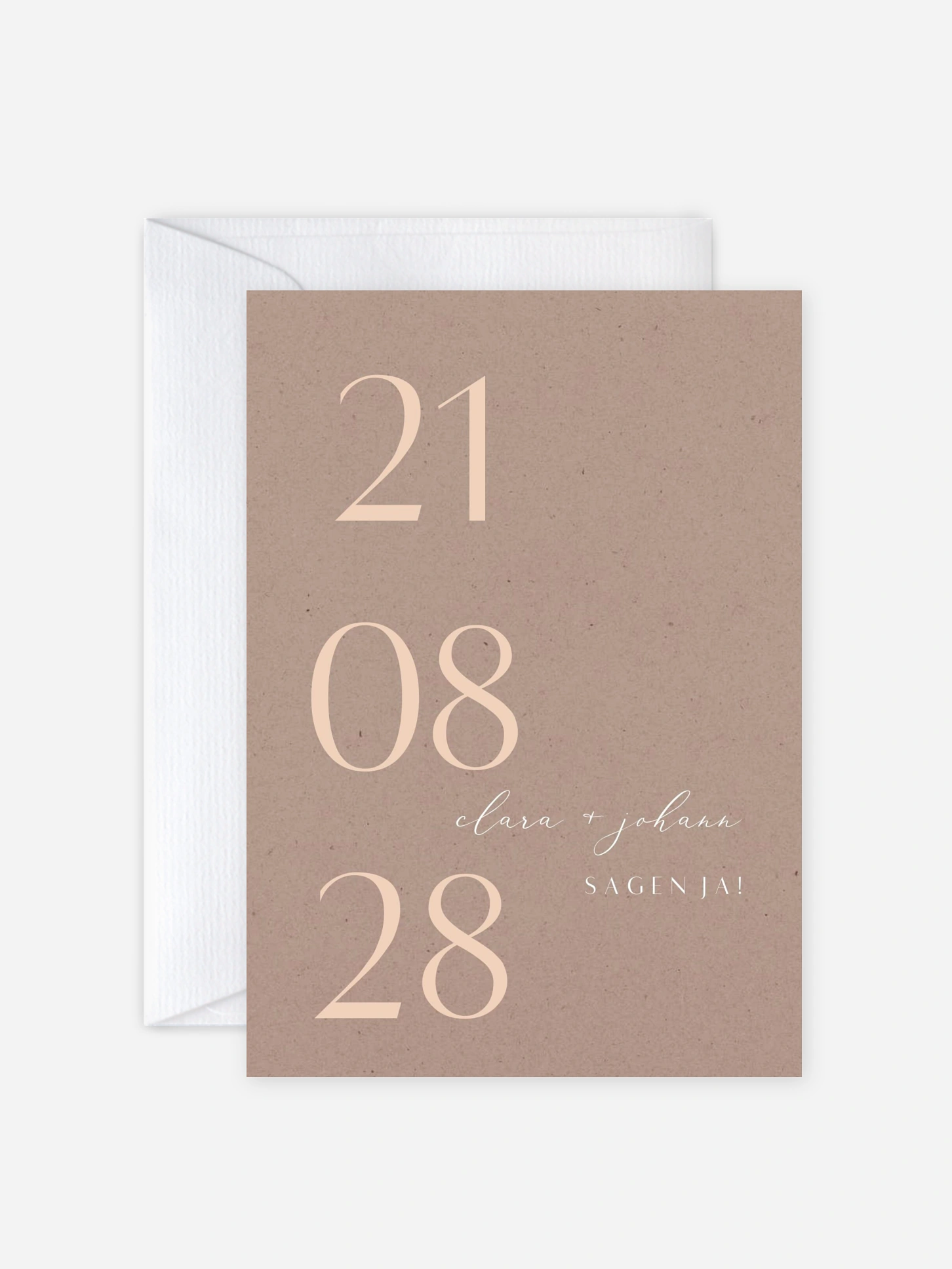 Hochzeitseinladung Elegant Classic