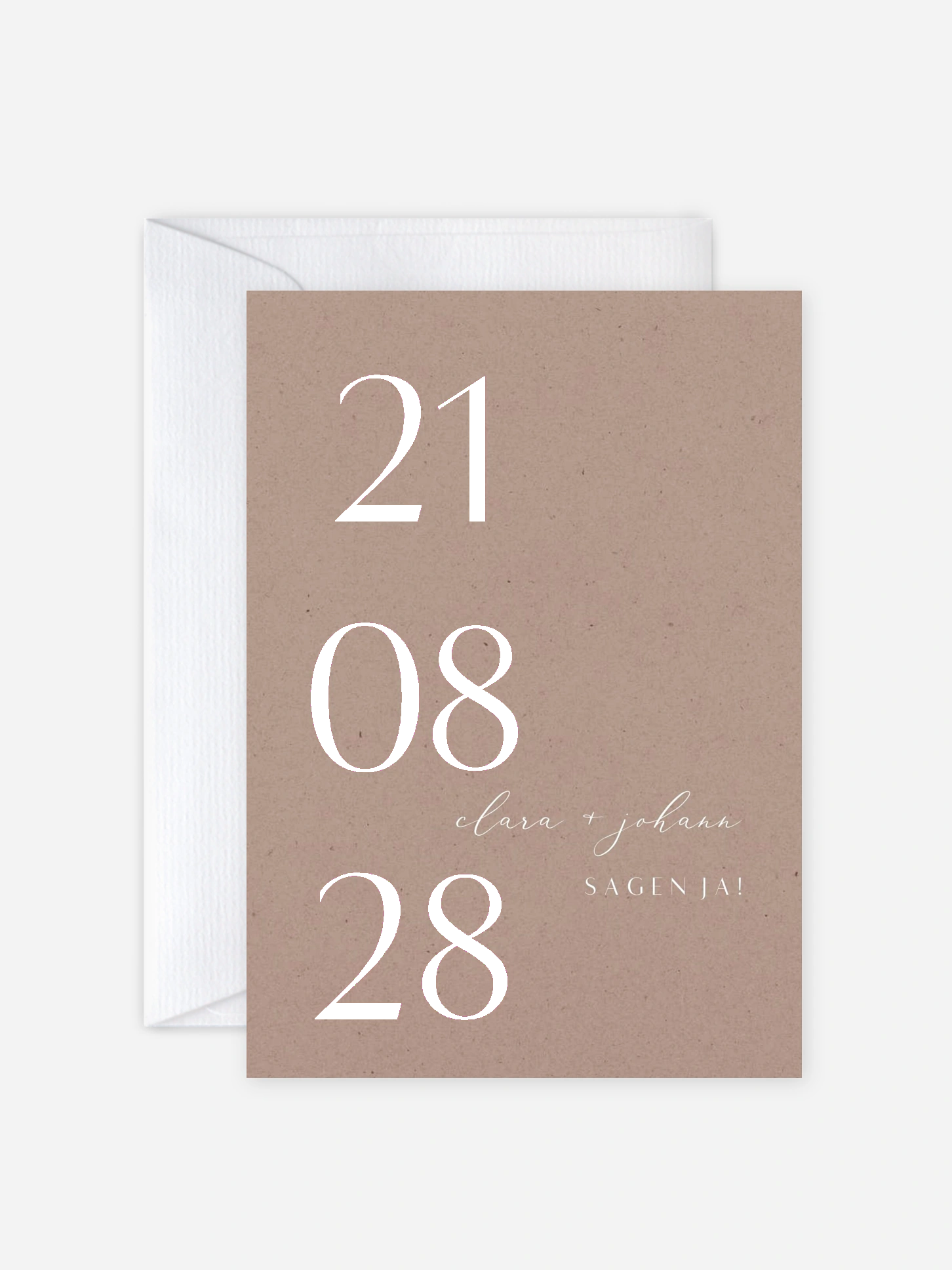 Hochzeitseinladung Elegant Classic