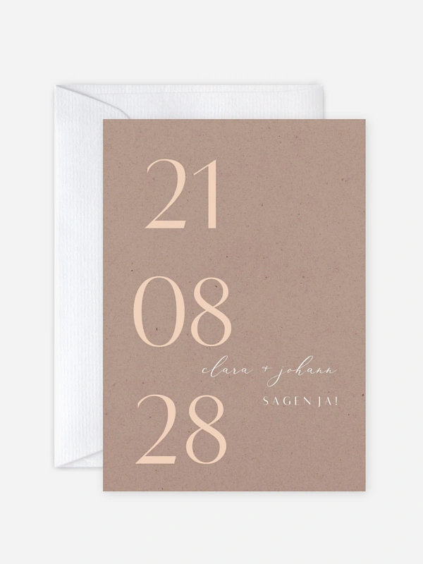 Hochzeitseinladung Elegant Classic