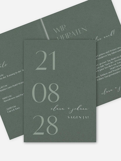 Hochzeitseinladung Elegant Classic