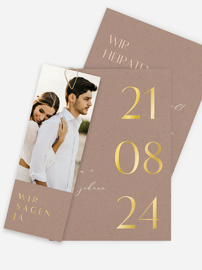 Hochzeitseinladung Elegant Classic