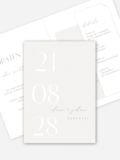 Hochzeitseinladung Elegant Classic