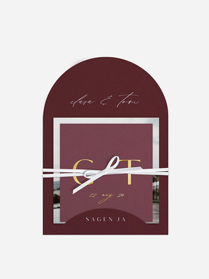 Hochzeitseinladung Simple Type