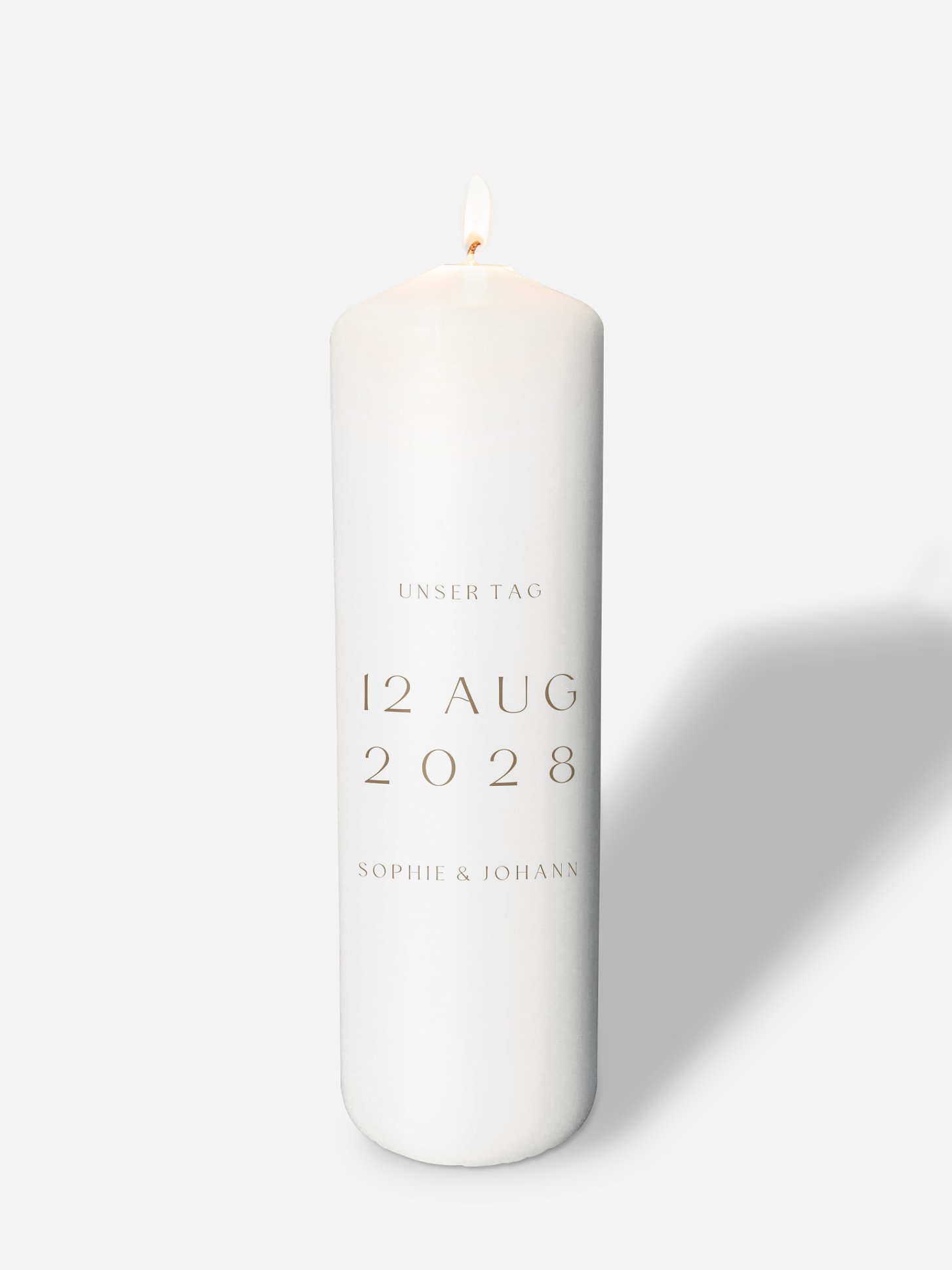 Hochzeitskerze Big Date