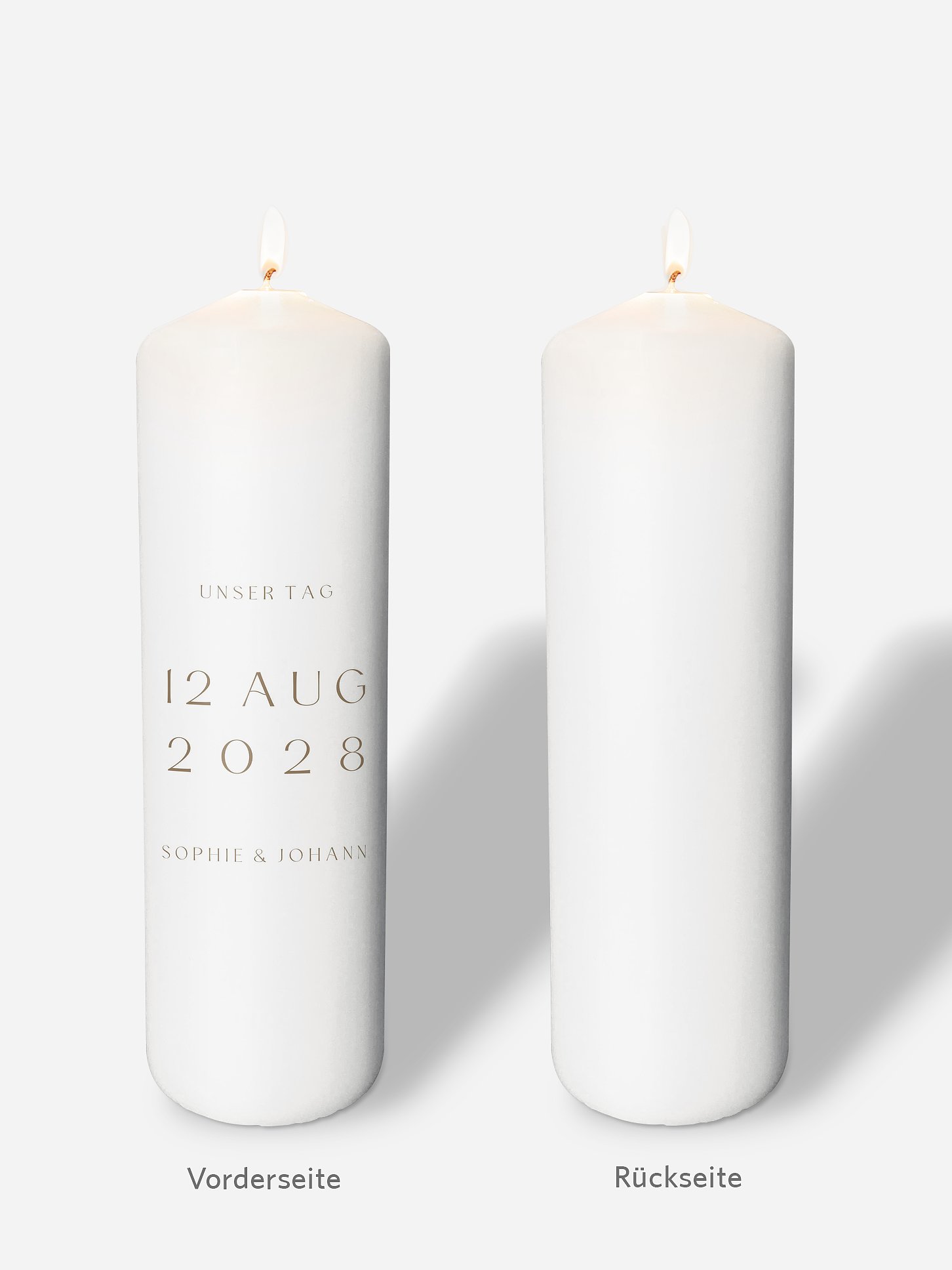 Hochzeitskerze Big Date