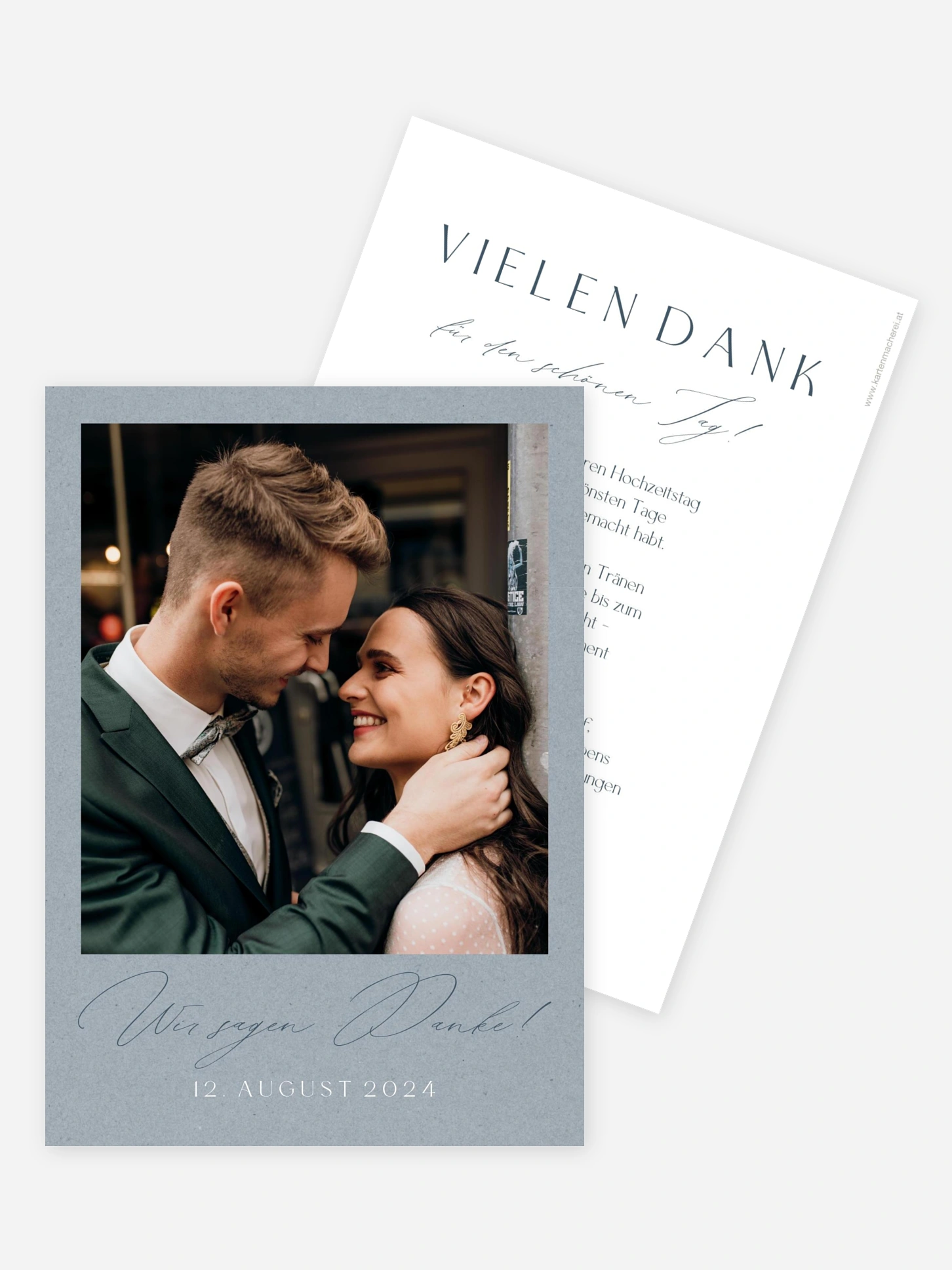Dankeskarte Hochzeit Big Date