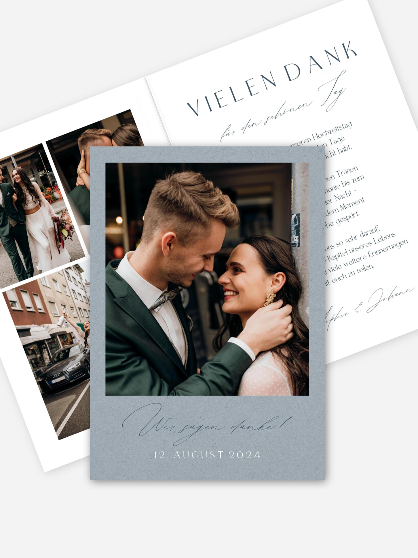 Dankeskarte Hochzeit Big Date