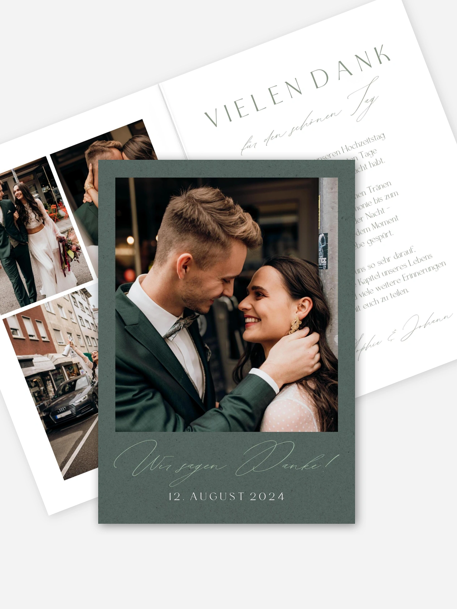Dankeskarte Hochzeit Big Date