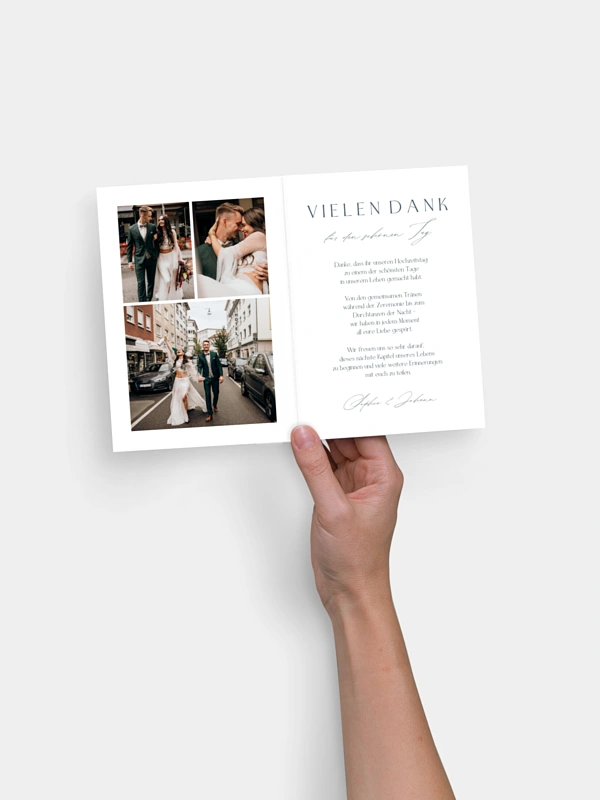 Dankeskarte Hochzeit Big Date