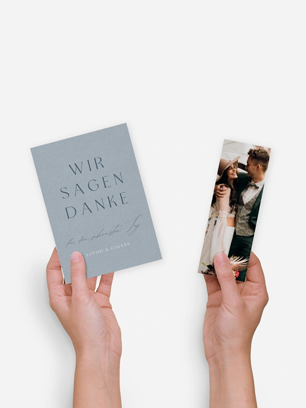 Dankeskarte Hochzeit Big Date
