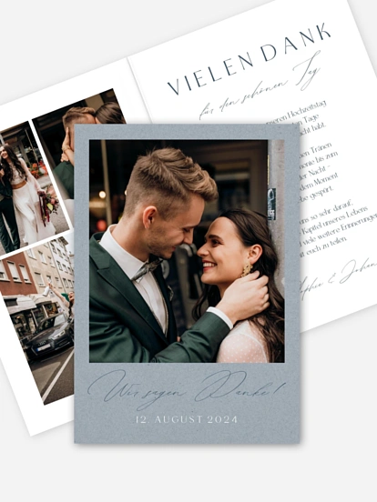 Dankeskarte Hochzeit Big Date