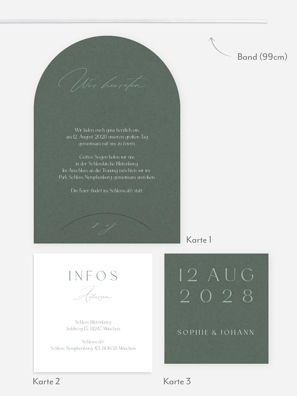 Hochzeitseinladung Big Date