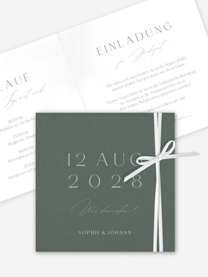 Hochzeitseinladung Big Date