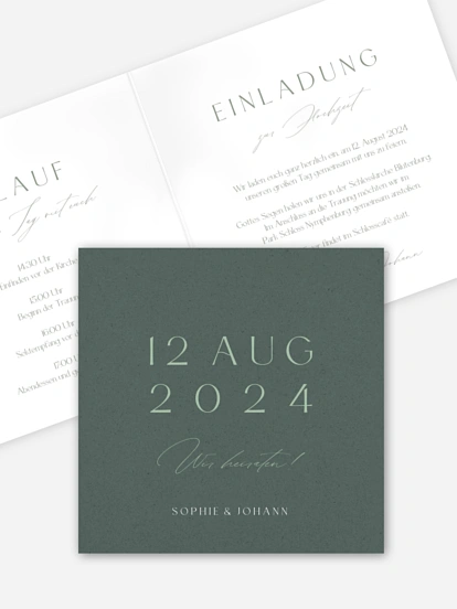 Hochzeitseinladung Big Date