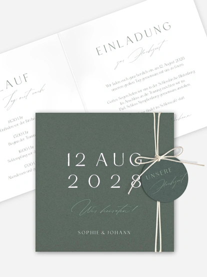 Hochzeitseinladung Big Date