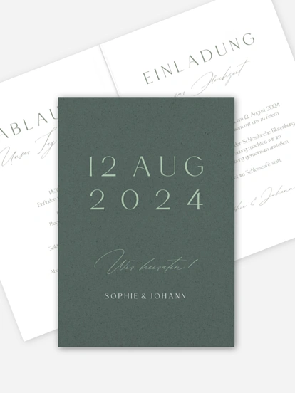 Hochzeitseinladung Big Date