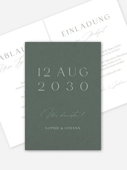 Hochzeitseinladung Big Date