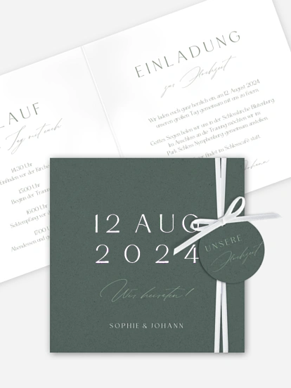 Hochzeitseinladung Big Date