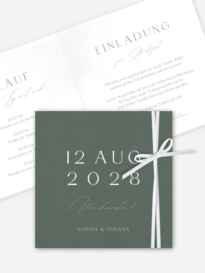 Hochzeitseinladung Big Date
